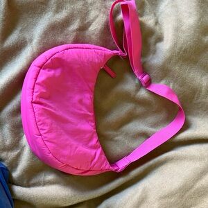 Soft padded puffer crossbody purse